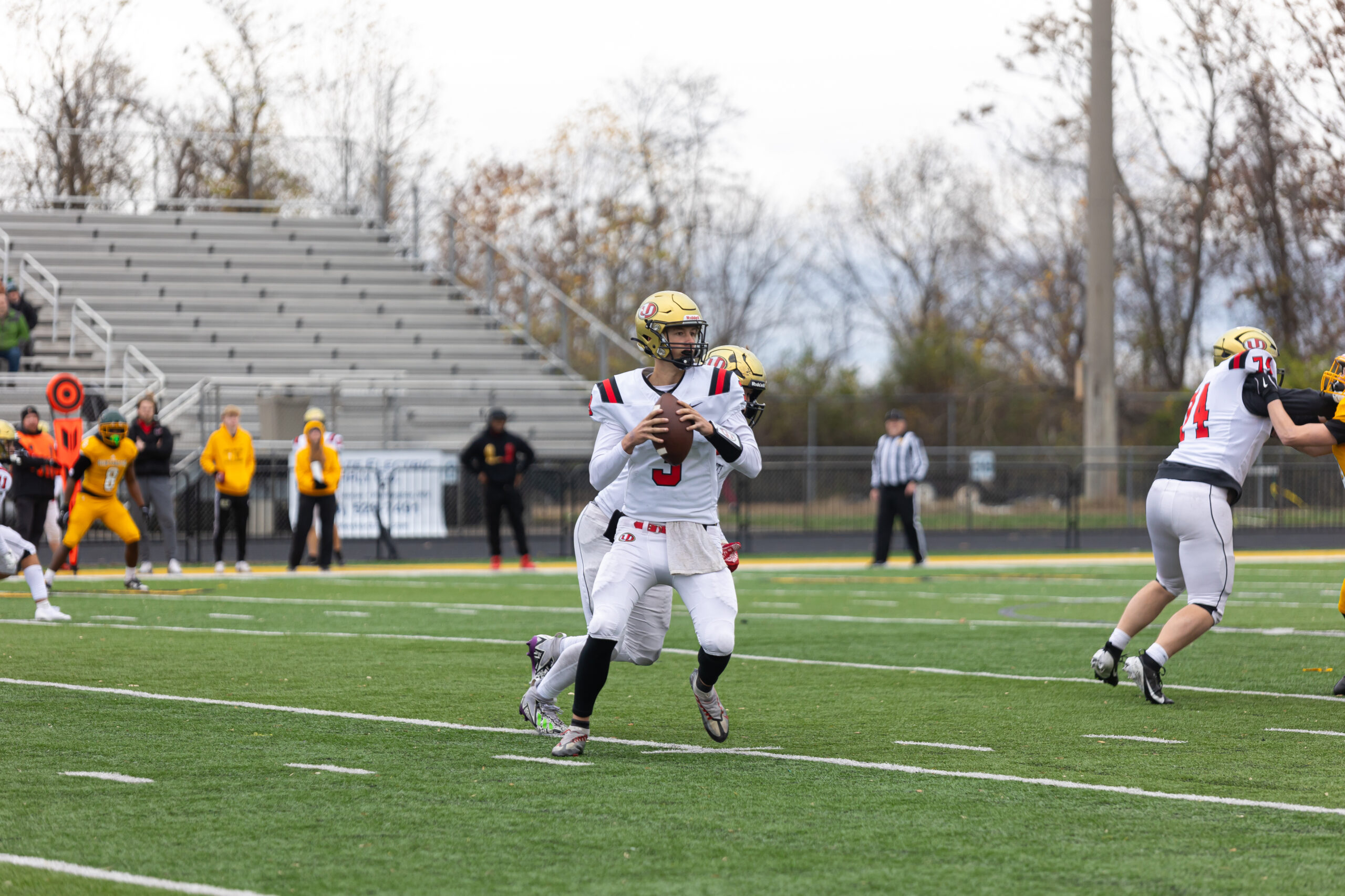 No. 5 Huntington eliminates University High from state playoffs, 56-28
